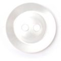 Milward Buttons – Size 16mm, 2 Hole, Pearl White, Pack of 4