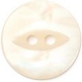 Milward Buttons – Size 17mm, 2 Hole, Pearl White, Pack of 4