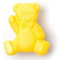 Milward Buttons – Size 17mm, Teddy Bear, Yellow, Pack of 3