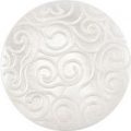 Milward Buttons – Size 15mm, Swirl Effect, White, Pack of 4