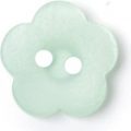 Milward Buttons – Size 15mm, 2 Hole, Green, Pack of 4