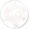 Milward Buttons – Size 13mm, 2 Hole, Pear Effect, Pearl White, Pack of 6