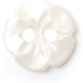 Milward Buttons – Size 11mm, 2 Hole, Pearl White, Pack of 4