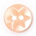 Milward Buttons – Size 12mm, 2 Hole, Flower Pattern, Pink, Pack of 7