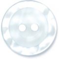 Milward Buttons – Size 16mm, 2 Hole, Pearl Effect, Pearl Blue, Pack of 4