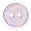 Milward Buttons – Size 12mm, 2 Hole, Sparkle Effect, Purple, Pack of 5