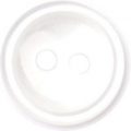 Milward Buttons – Size 11mm, 2 Hole, Pearl White, Pack of 8