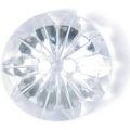 Milward Buttons – Size 17mm, 2 Hole, Diamond Effect, Clear, Pack of 3