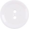 Milward Buttons – Size 15mm, 2 Hole, White, Pack of 5