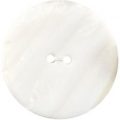 Milward Buttons – Size 38mm, 2 Hole, Marble Effect, White, Pack of 1