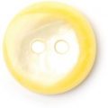 Milward Buttons – Size 13mm, 2 Hole, Shell Effect, Pearl Yellow, Pack of 5