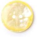 Milward Buttons – Size 19mm, 2 Hole, Shell Effect, Pearl Yellow, Pack of 4