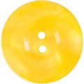 Milward Buttons – Size 22mm, 2 Hole, Pearl Yellow, Pack of 2