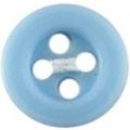 Milward Buttons – Size 10mm, 4 Hole, Blue, Pack of 6