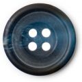 Milward Buttons – Size 20mm, 4 Hole, Mottled Effect, Black/Blue, Pack of 3