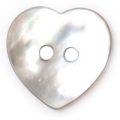 Milward Buttons – Size 15mm, 2 Hole, Metalic Effect , Silver, Pack of 4