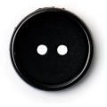 Milward Buttons – Size 16mm, 2 Hole, Black, Pack of 5