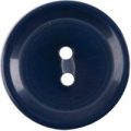 Milward Buttons – Size 15mm, 2 Hole, Blue, Pack of 5