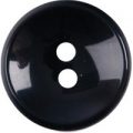 Milward Buttons – Size 25mm, 2 Hole, Black, Pack of 2