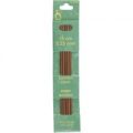 Pony Bamboo 15cm Double-Point Knitting Needles – Set of Five – 3.25mm (P66906)