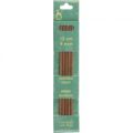 Pony Bamboo 15cm Double-Point Knitting Needles – Set of Five – 4mm (P66909)