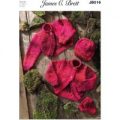 Boleros, Hat and Mittens in James C. Brett Marble Chunky (JB016)