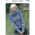 Sweater in James C. Brett Marble Chunky (JB024)