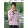 Sweater in James C. Brett Aran (JB044)