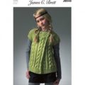 Cardigan in James C. Brett Marble Chunky (JB048)