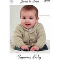 Cardigan, Helmet, Bootees and Blanket in James C. Brett Supreme Baby DK (JB084)