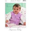 Slipovers and Waistcoats in James C. Brett Supreme Baby 4 Ply (JB124)