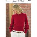 Sweater in James C. Brett Aztec Aran (JB222)