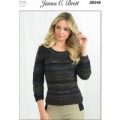 Sweaters in James C. Brett Marble DK (JB248)