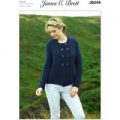 Jacket in James C. Brett Chunky with Merino (JB266)