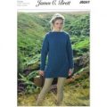 Sweater in James C. Brett Chunky with Merino (JB267)