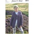 Jacket in James C. Brett Rustic Mega Chunky (JB272)