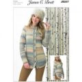 Jacket in James C. Brett Marble Chunky (JB287)