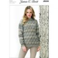 Sweater in James C. Brett Marble Chunky (JB288)