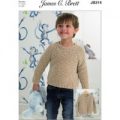 Sweater and Cardigan in James C. Brett Flutterby Chunky (JB314)