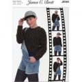 Sweater in James C. Brett Flutterby Animal Prints Super Chunky (JB384)