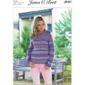 Sweater in James C. Brett Marble Chunky (JB437)