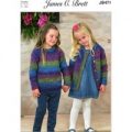 Sweater and Cardigan in James C. Brett Tuscany Chunky (JB471)