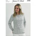 Sweater in James C. Brett Tranquil Chunky (JB489)