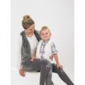 Child’s Waistcoat and Lady’s Waistcoat in James C Brett Chinchilla (JB539)