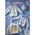 Cardigan, Sweaters, Hat and Mittens in King Cole Comfort Baby DK (3011)