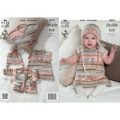 Baby Set in King Cole Cherish DK (4010)