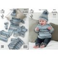 Baby Set in King Cole Cherish DK (4012)