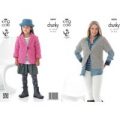 Cardigan and Jacket in King Cole Big Value Chunky (4090)