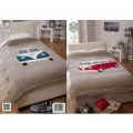 Camper Van Bed Throws in King Cole Big Value Super Chunky (4323)