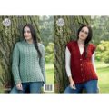 Sweater and Waistcoat in King Cole Big Value Super Chunky (4362)